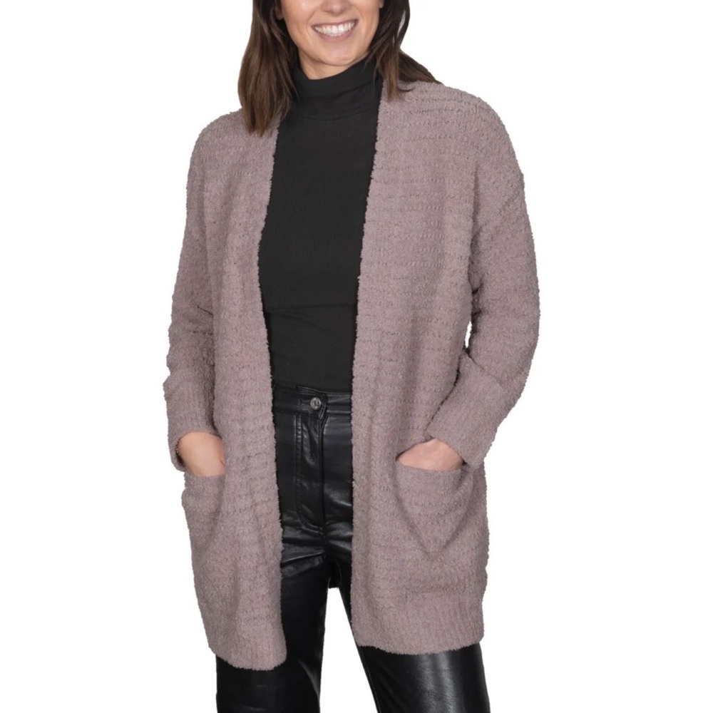 Barefoot Dreams Dark Taupe Cardigan (B2)